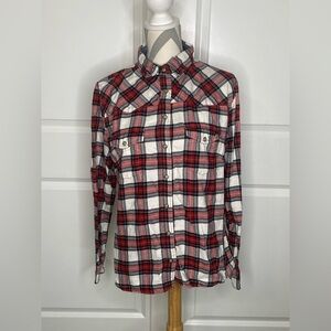 Jacks Girlfriend Large Flannel Shirt